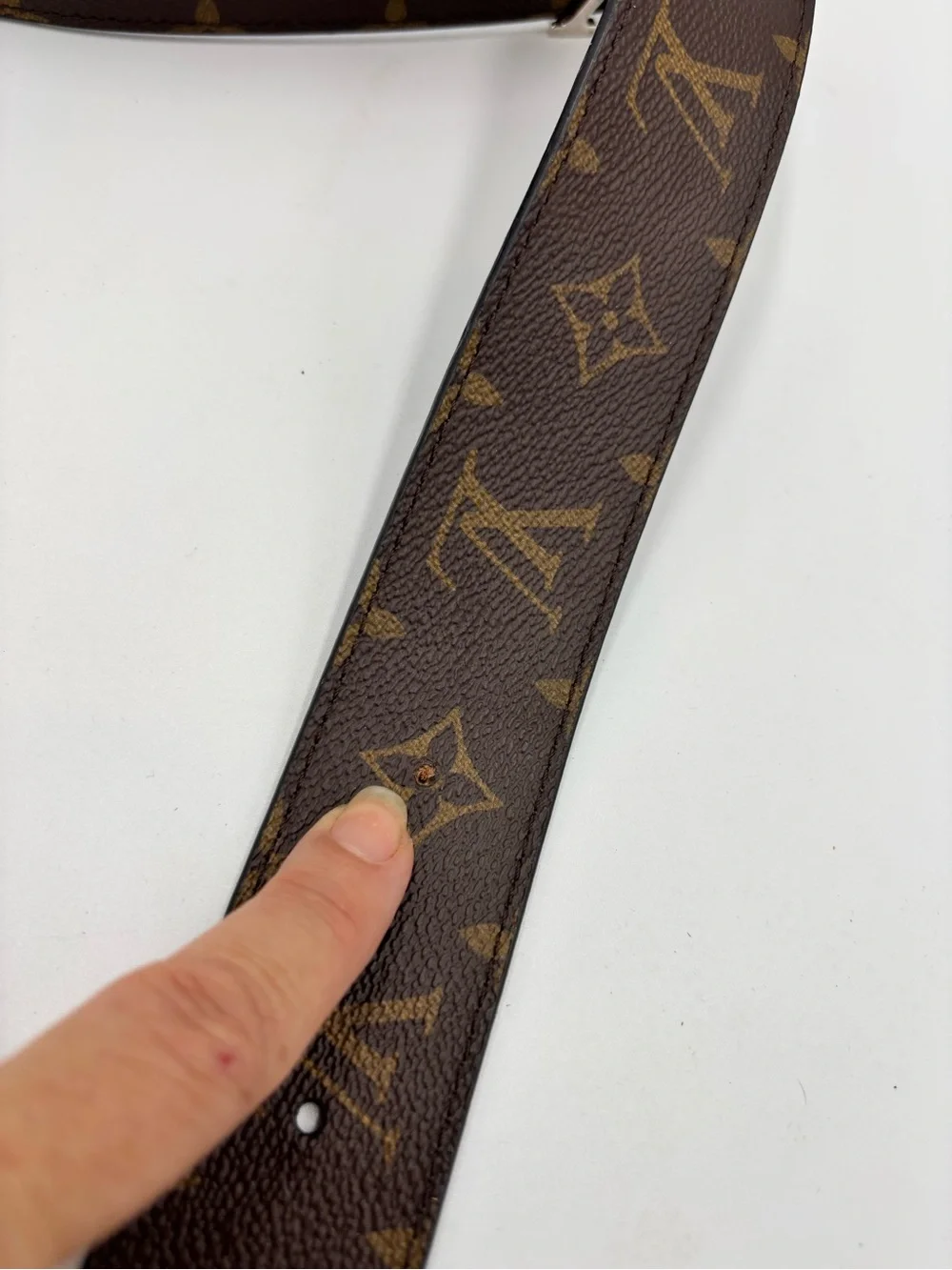 Louis Vuitton LV Initiales Monogram Leather 40mm Belt Size 100/40